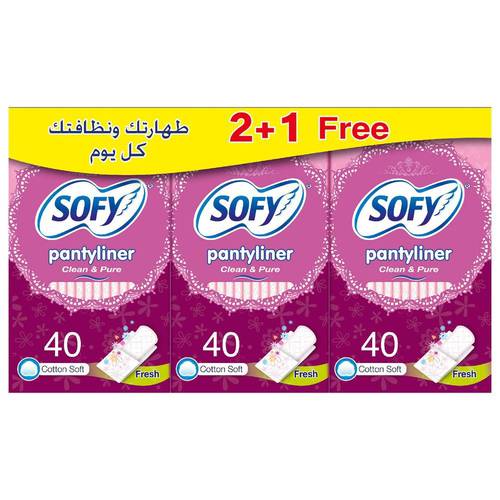 سوفي يومية معطر 40 (2+1)  