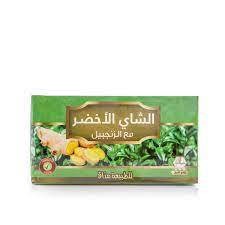 وادي النحل شاي اخضر زنجبيل  