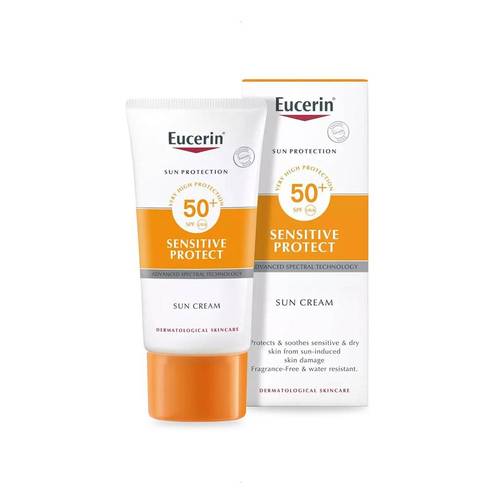 كريم يوسيرين لحماية البشرة الحساسة من الشمس SPF50+  ا 50مل