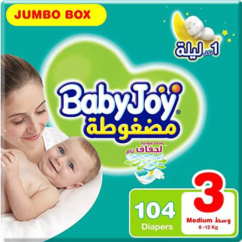 حفائض  بيبي جوي  3 - 104 حفاض