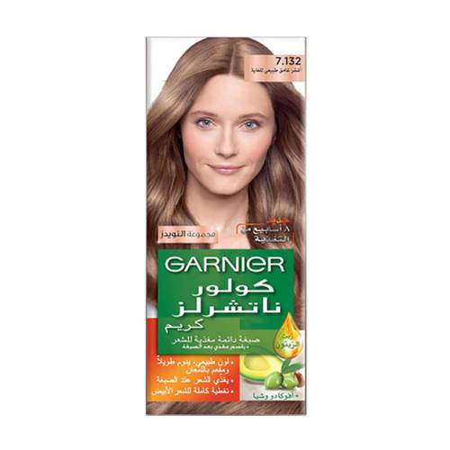 صبغة جارنييه كولر ناتشورالز كريم أشقر غامق طبيعي 7N