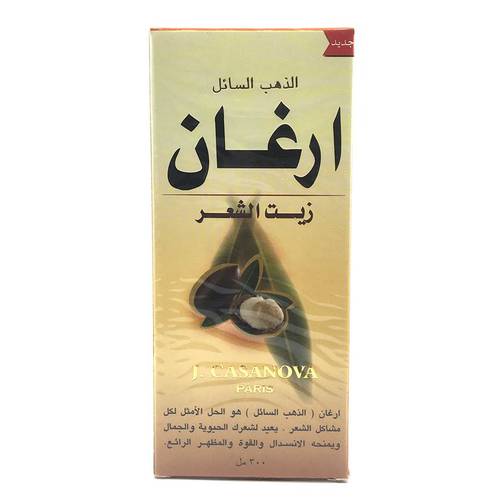 زيت الارقان جي كازانوفا للشعر 300 مل
