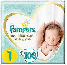 حفائض بامبرز عناية مميز 1 - 108 حفاض 
