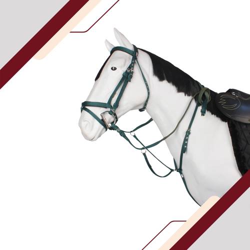 لجام نايلون مع صروع ربل (بدون صدرية) الكحيلة
