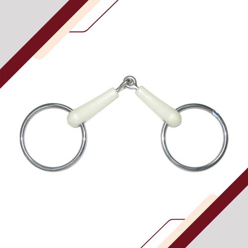 حديد لجام تفاحة حلقة وسط
