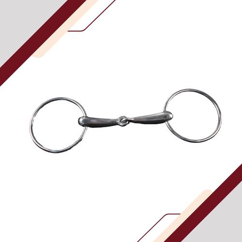 حديد لجام بحلقة كبيرة ستيل لس
