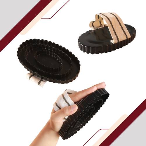 محسة شعر حديد دائري 