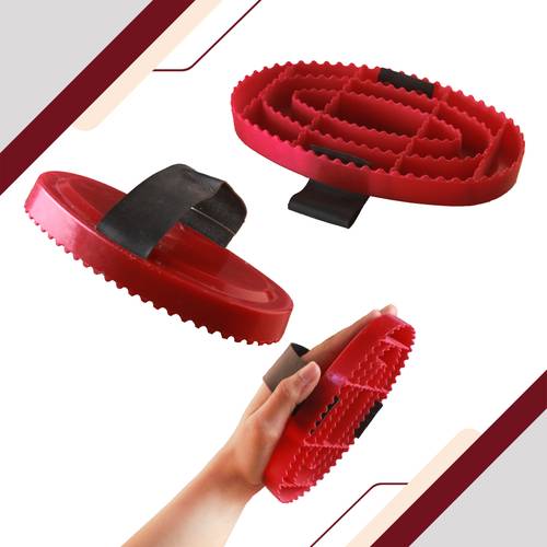 محسة بلاستيك دائري ملون