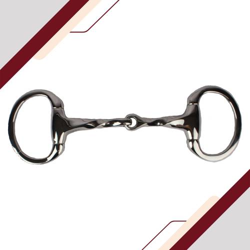 حديد لجام بيضاوي مبروم