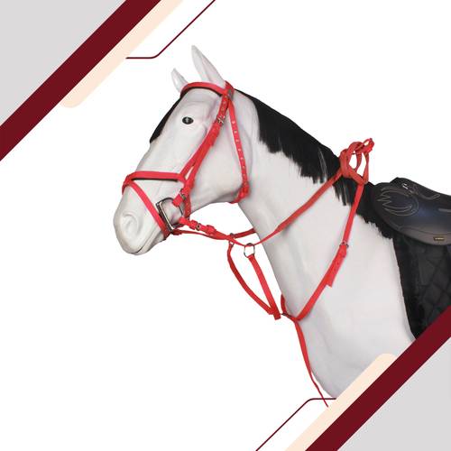 لجام نايلون مع صروع ربل (بدون صدرية) الكحيلة
