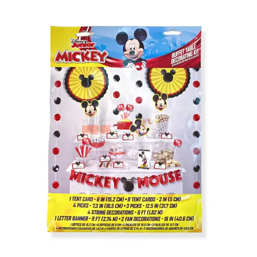 Mickey Mouse Forever Buffet Decorating Kit