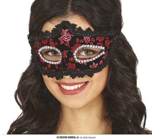 Black And Red Antifaz