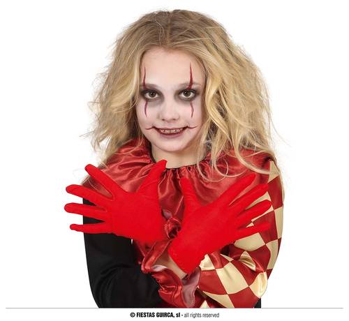Pair Of Red Children’S Gloves