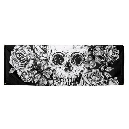 Polyester Banner Skull 