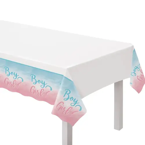 The Big Yes Reveal Table Cover- Plastic