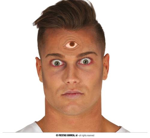 Third Eye Latex Scar With Adhesive Band