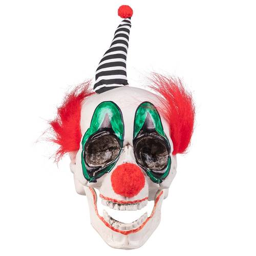 Skull Clown With Movable Jaw