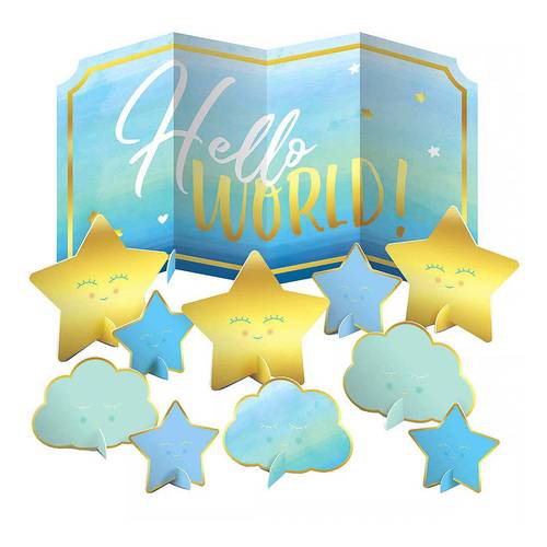 Oh Baby Boy Centrepiece Table Decorating Kit