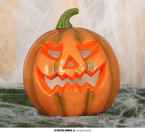 Foam Pumpkin With Light 24 Cms