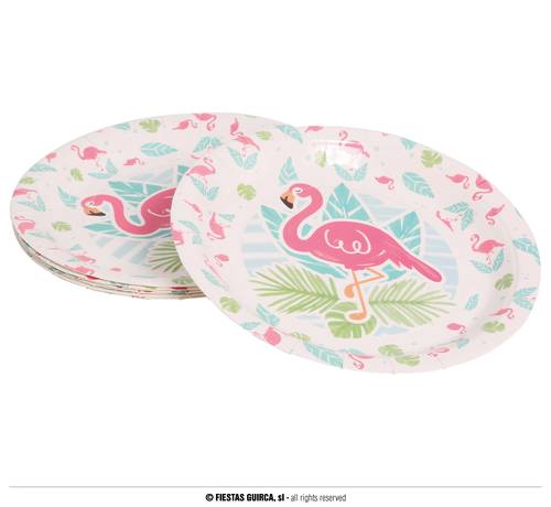 8 Falmingo Plates Bag With