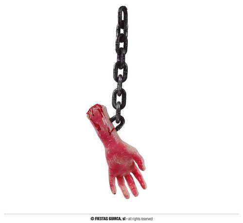 Hand With Chain Hanging 