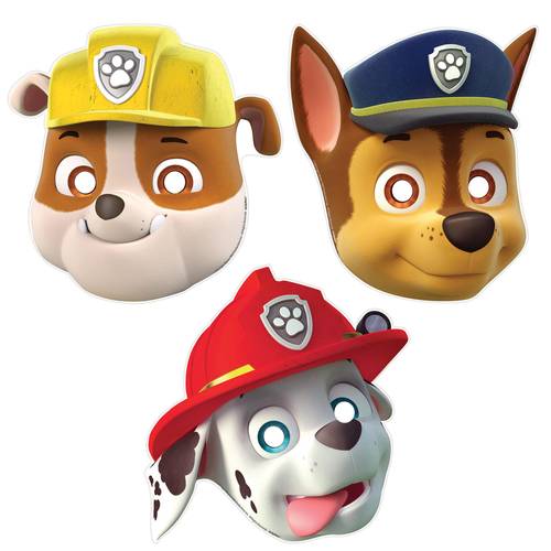 Paw Patrol Paper Masks