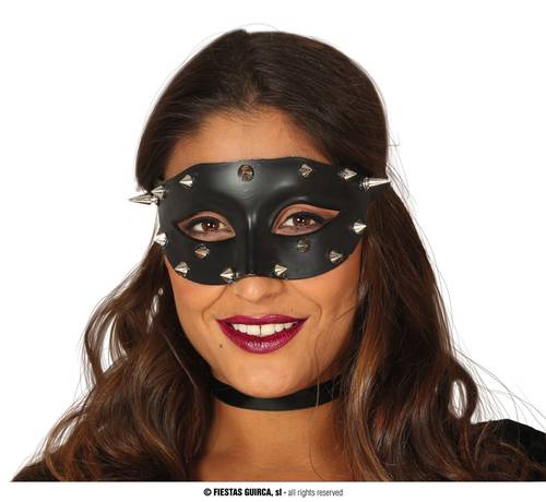 Black Mask With Silver Points