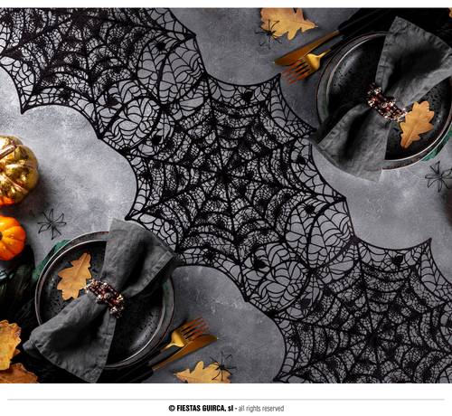 Spiderweb Table Runner Pvc