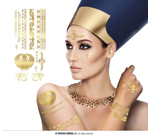 Gold Egypt Tattoo