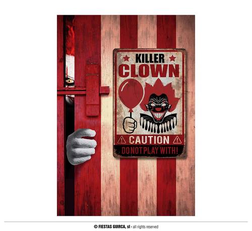 Killer Clown Sign 