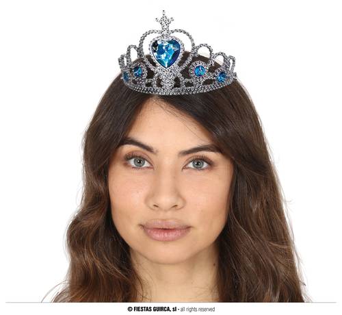 Diadema Princesa Pedras Azules