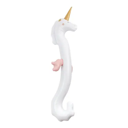 Inflatable Buddy Seahorse Unicorn - White
