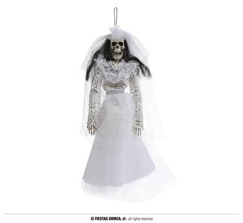 White Bride Hanging 40 Cms