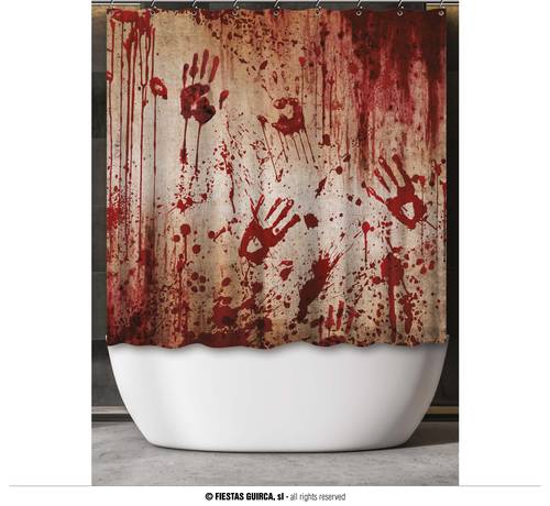 Bloody Shower Curtain