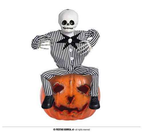 Skeleton With Garden Stick 