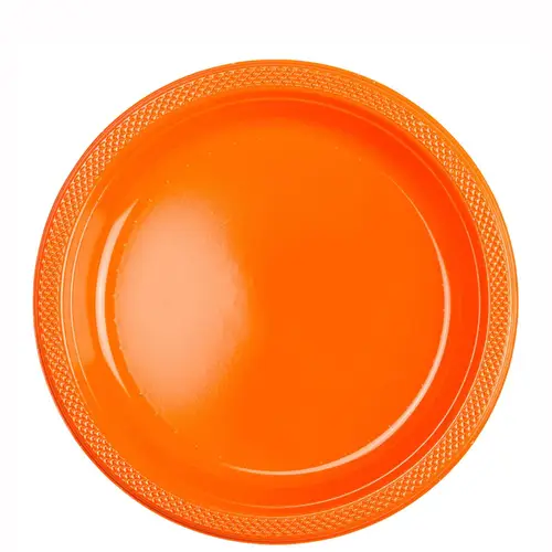 Orange Peel Plastic Plates