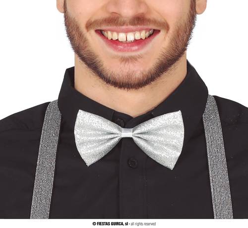 Bow Tie Silver 12 Cms.