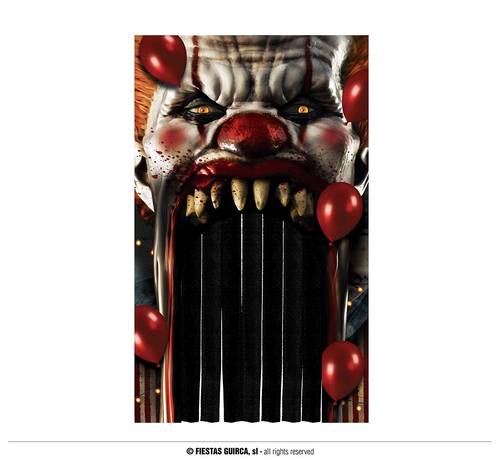 Terror Clown Curtain