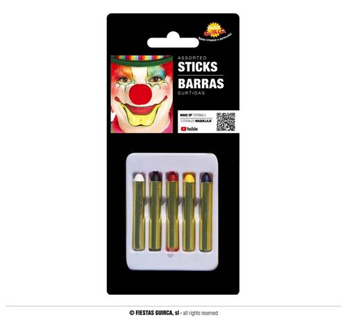 Box: 5 Assorted Make-Up Sticks