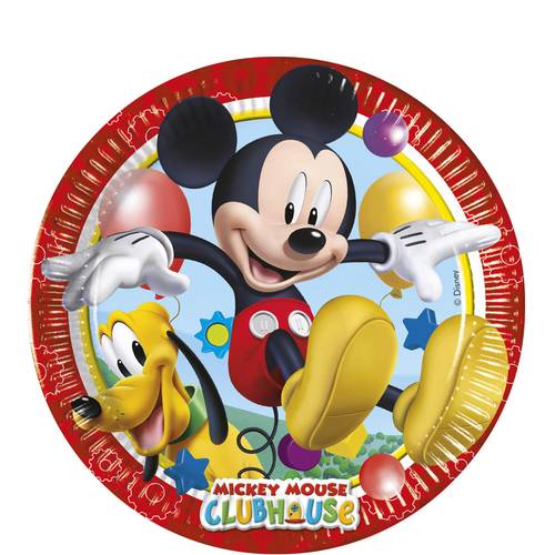 Mickey Paper Plates 9In