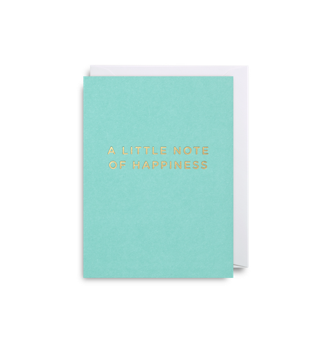 A little Note of Happiness