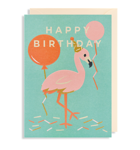 Happy Birthday Flamingo