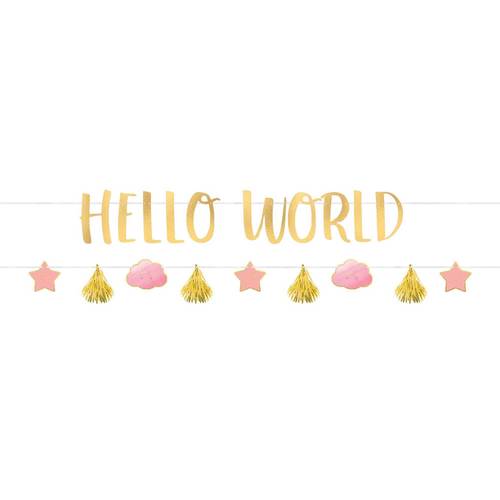Oh Baby Girl Letter Banner Kit
