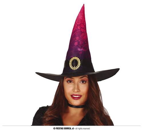 Black/Pink Witch Hat