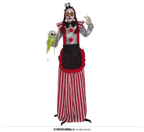Clown Harlequin Animated Prop