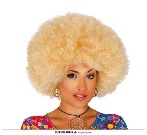 Extra Blond Afro Wig