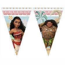 Disney Moana Triangle Flag Banner