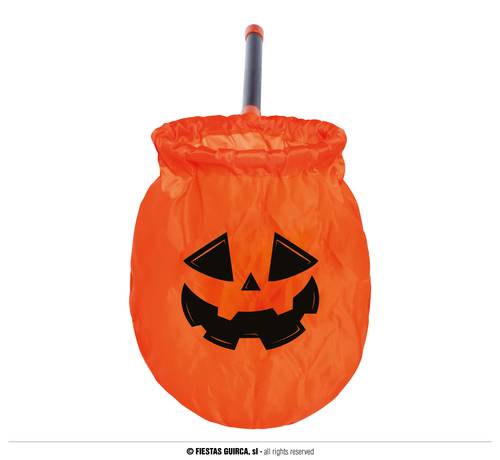 Pumpkin Basket With Stick