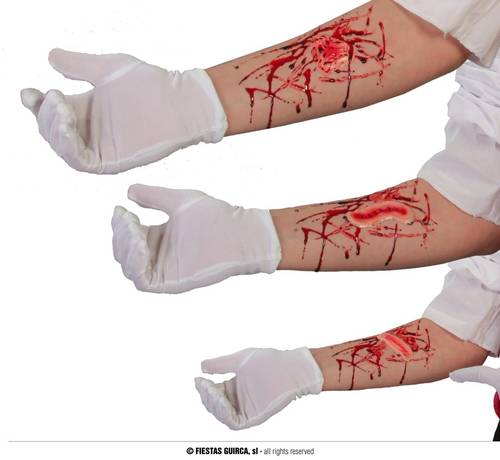 Assorted Scars Latex With Glue 
