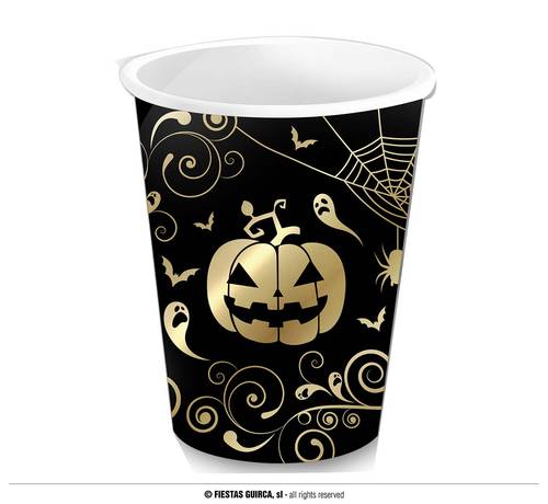 Box 6 Pumpkin Glasses 240Ml